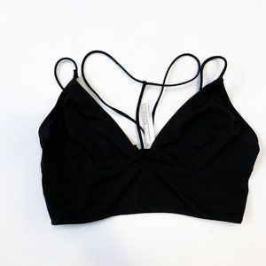 Out From Under Black Triangle Bralette Medium